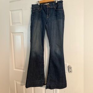 J Brand Lovestory Dark Vintage Flared Jeans Size 29